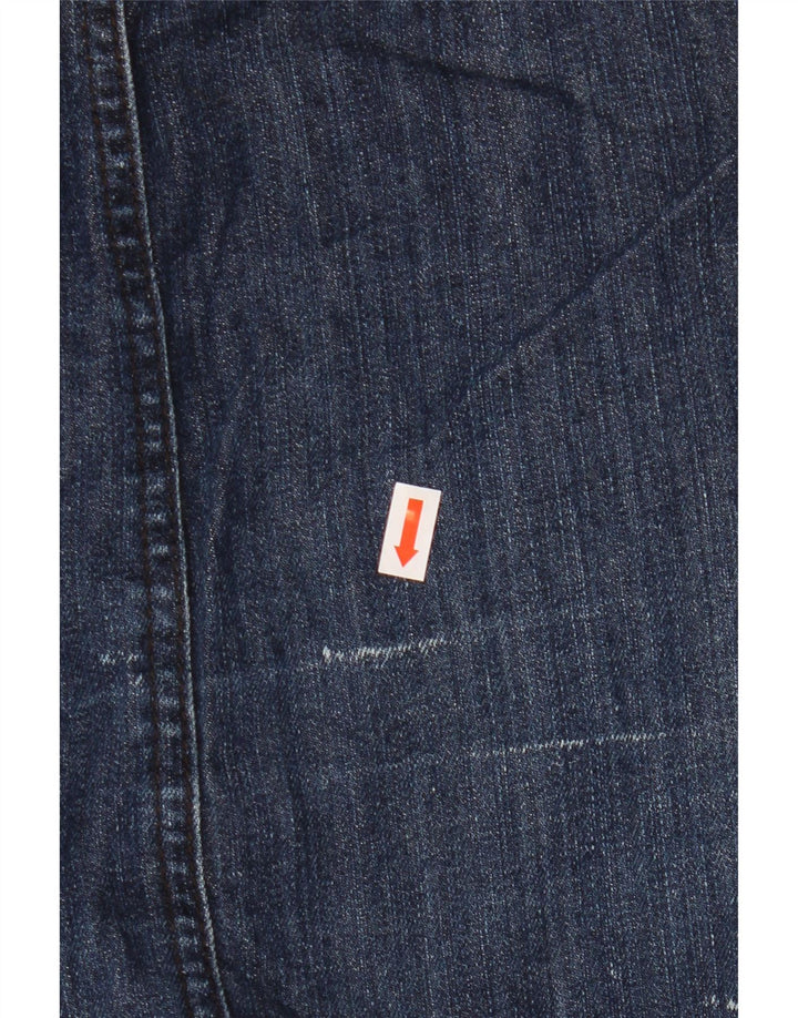 BODEN Jupe en jean pour femme UK 14 Large W32 Bleu marine Coton