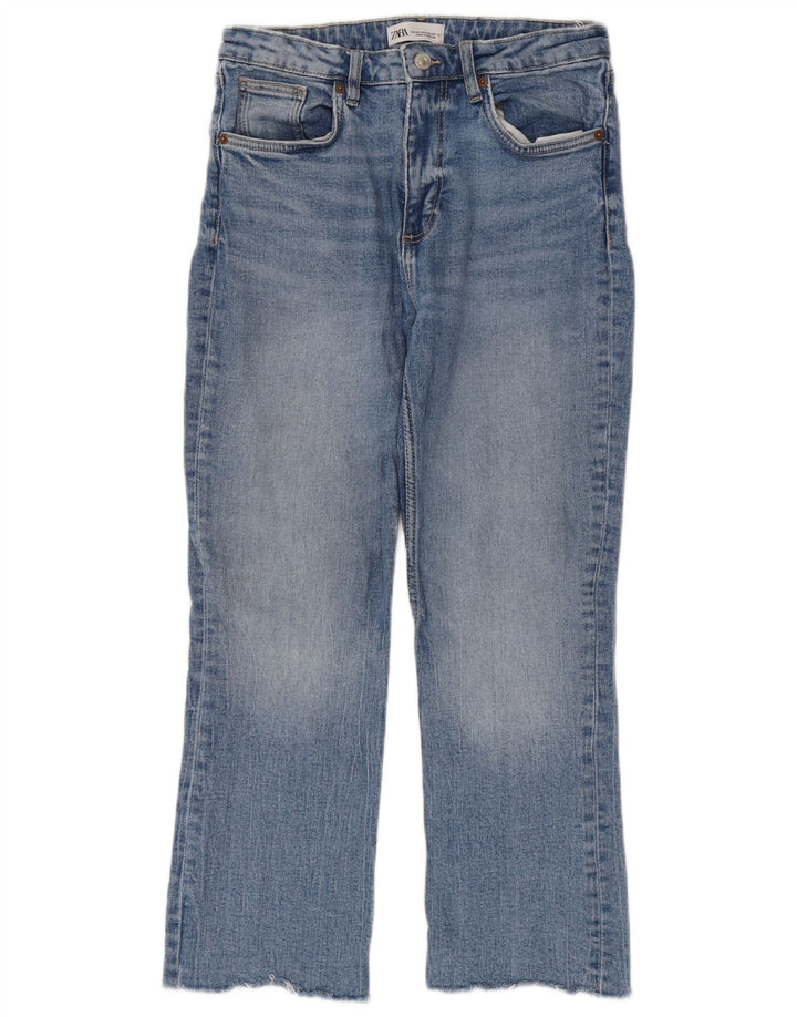 Zara Jean court pour femme EU 38 Small W28 L25 Bleu