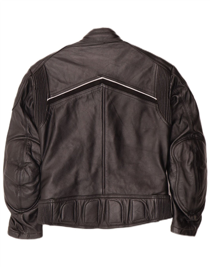 Veste en cuir Motorstyle femme Louis EU 38 cuir noir moyen