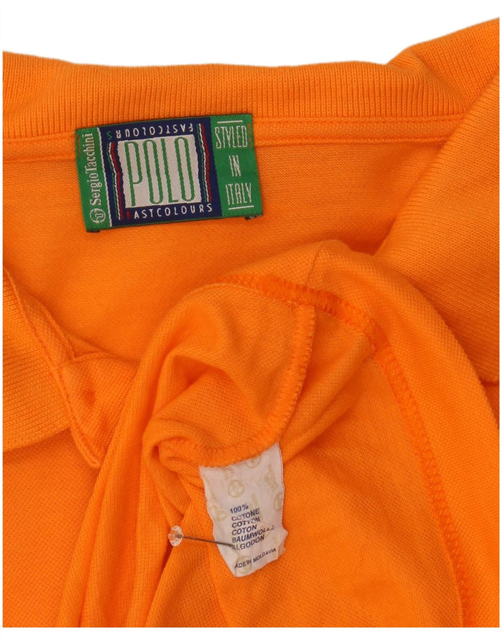 Sergio Tacchini Polo Homme XL Orange Coton