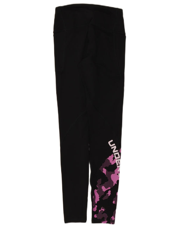 Under Armour Legging Cold Gear Graphic Femme UK 4 XS Noir Camouflage