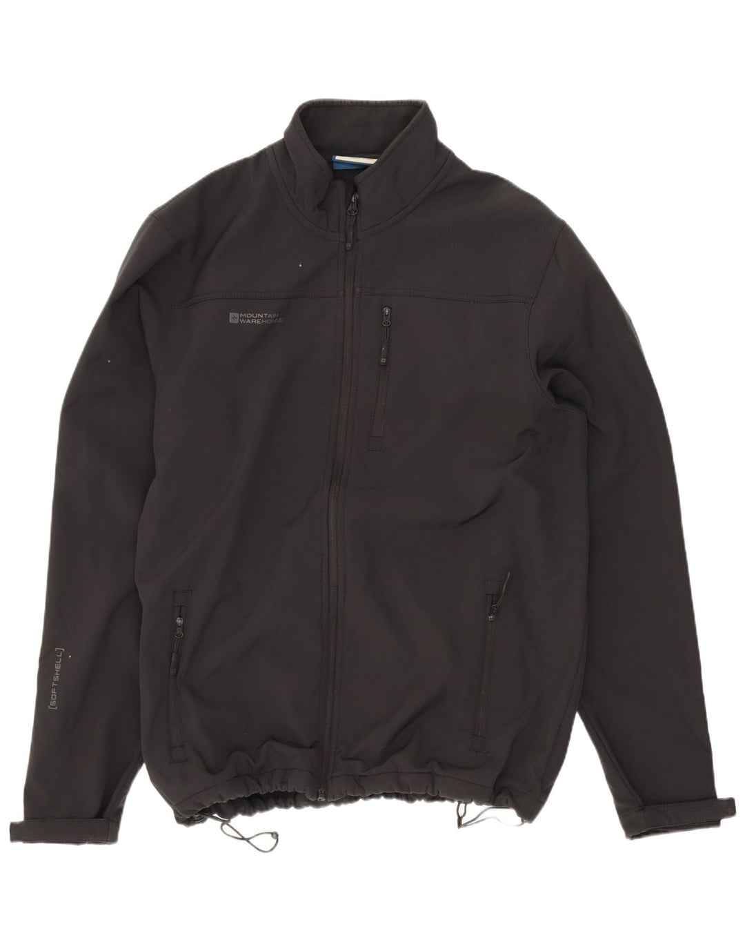 Mountain Warehouse Veste coupe-vent pour homme UK 40 Large Noir Polyester