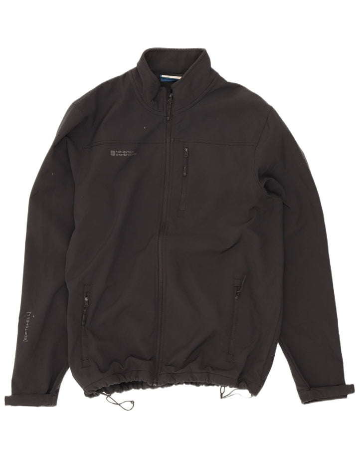 Mountain Warehouse Veste coupe-vent pour homme UK 40 Large Noir Polyester