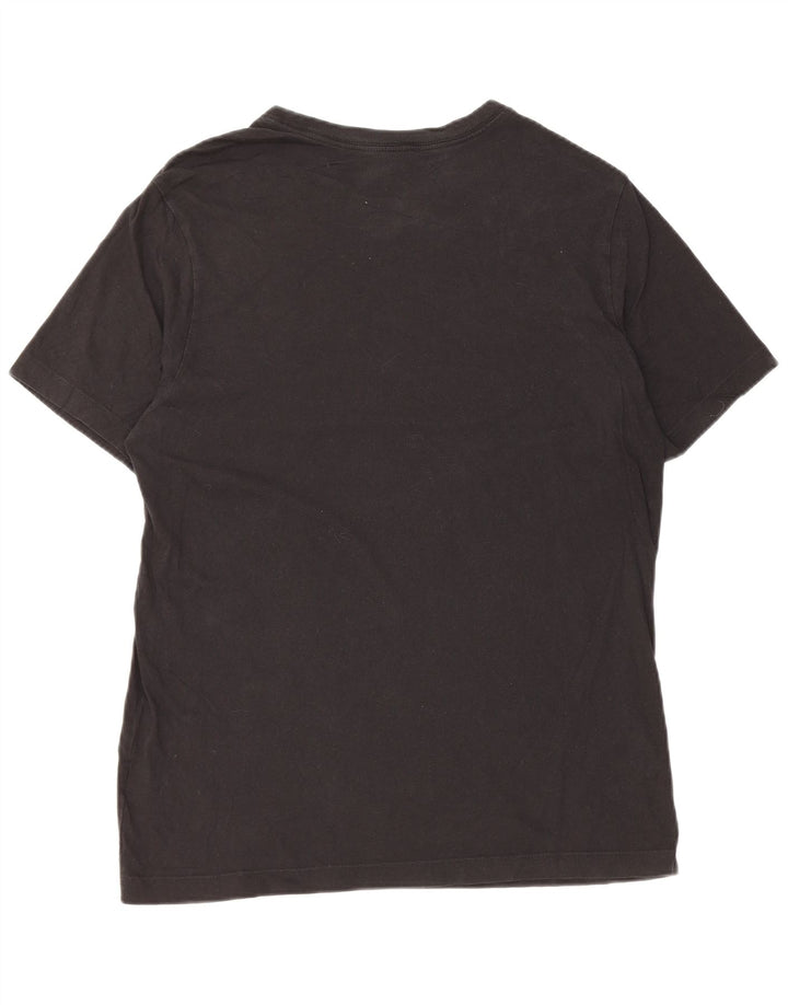 Nike T-shirt graphique pour homme en coton noir Taille L