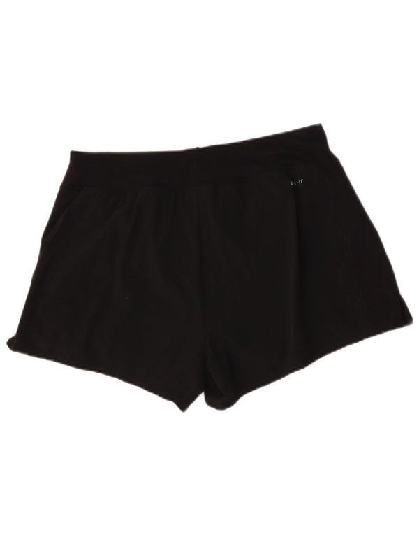 Nike Short de sport Dri Fit pour femme UK 12 Noir moyen Polyester