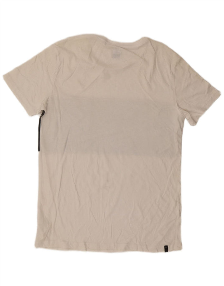 Rip Curl T-shirt coupe standard pour homme en coton color block blanc moyen
