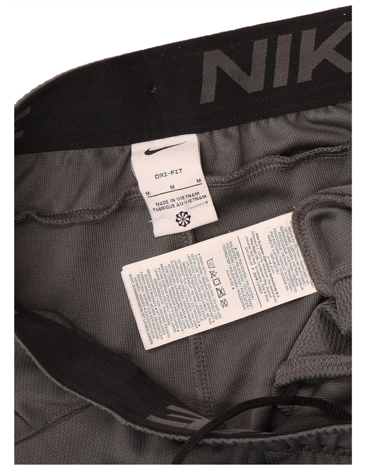 Nike Short de sport Dri Fit pour homme en polyester color block gris moyen