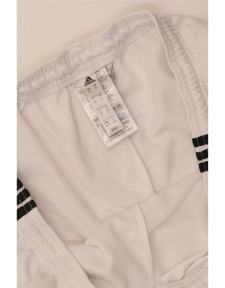 Adidas Short de sport Climalite pour homme XL Blanc Polyester