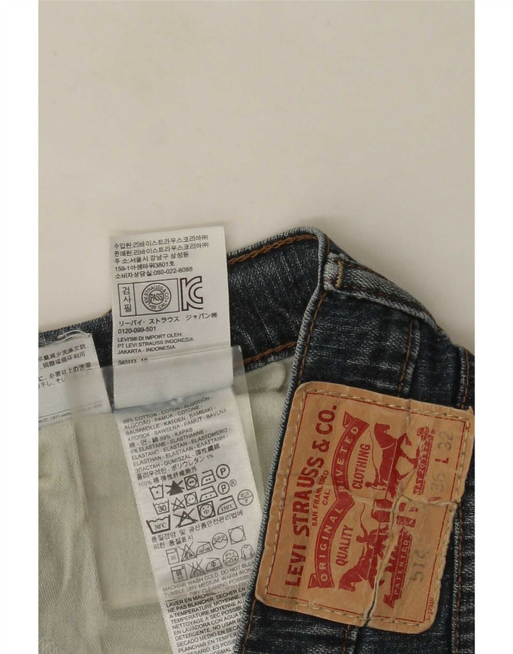Levi's Jean Droit 514 Homme Bleu W36 L32 Coton
