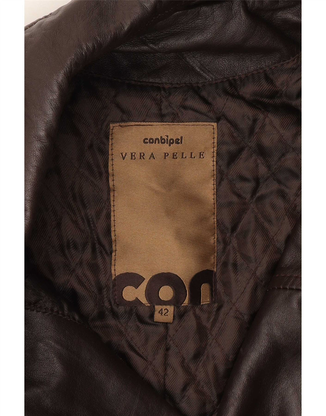 Conbipel Veste Militaire Double Boutonnage Femme IT 42 Marron Moyen