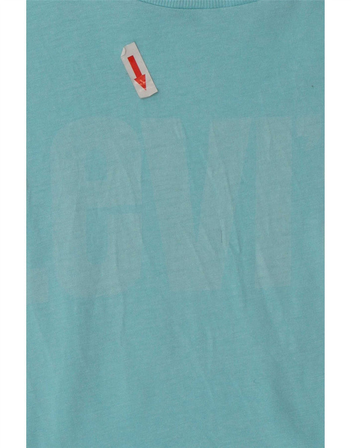 Levi's T-Shirt Graphique Femme UK 12 Bleu Moyen