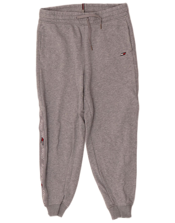 Tommy Hilfiger Pantalon de survêtement graphique pour homme, petit, gris, sport