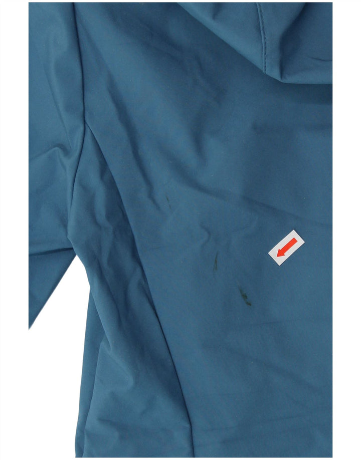 MOUNTAIN WAREHOUSE Veste de pluie à capuche pour femme UK 6 XS Bleu Polyester