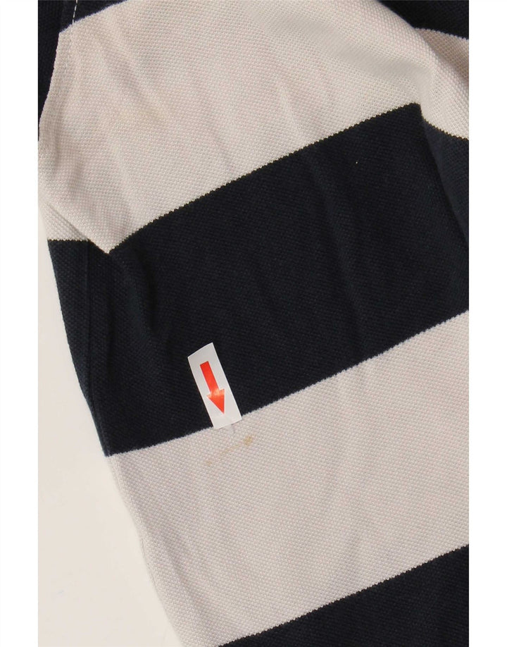 Timberland Polo Homme Blanc Moyen Rayé Coton