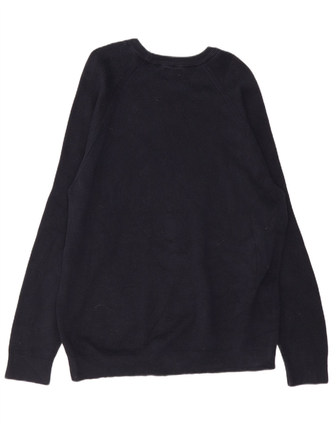 ZARA Pull col bateau pour homme XL Bleu marine Coton