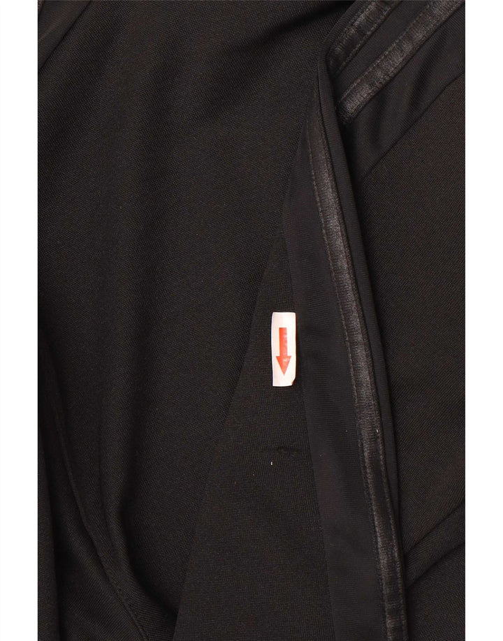 Adidas Pull à capuche graphique pour homme XS Noir Polyester