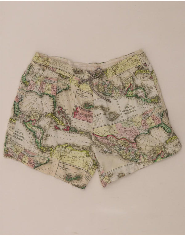 Saint Barth Short de Bain à Motif Abstrait 2XL Multicolore Homme