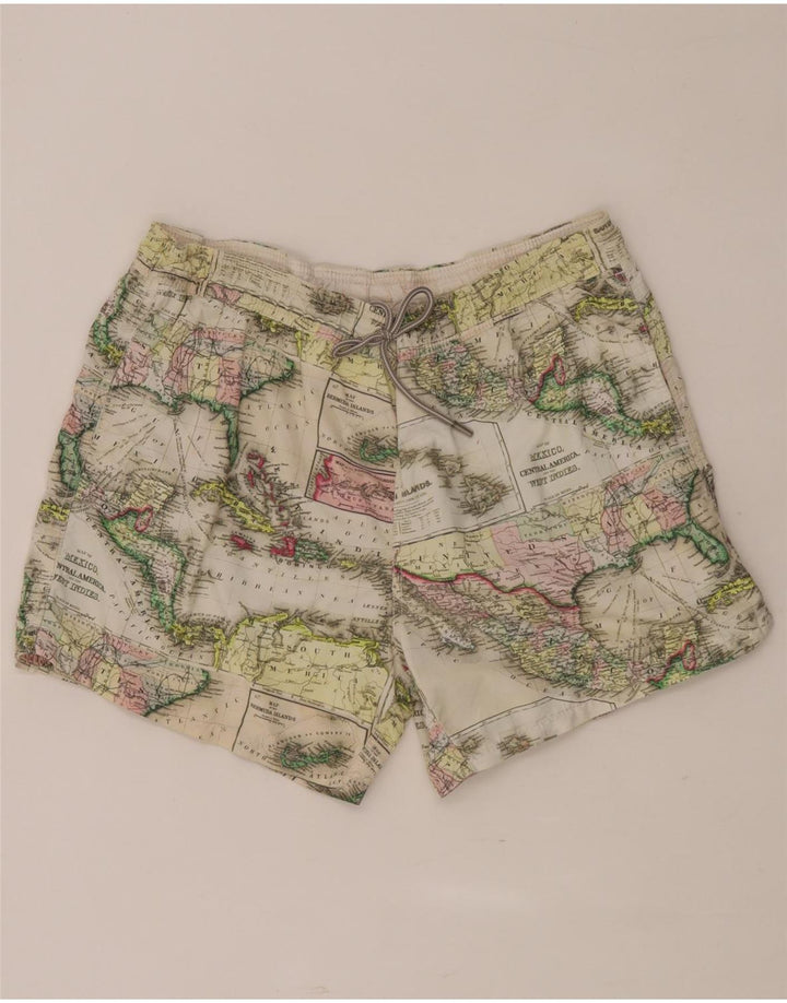 Saint Barth Short de Bain à Motif Abstrait 2XL Multicolore Homme