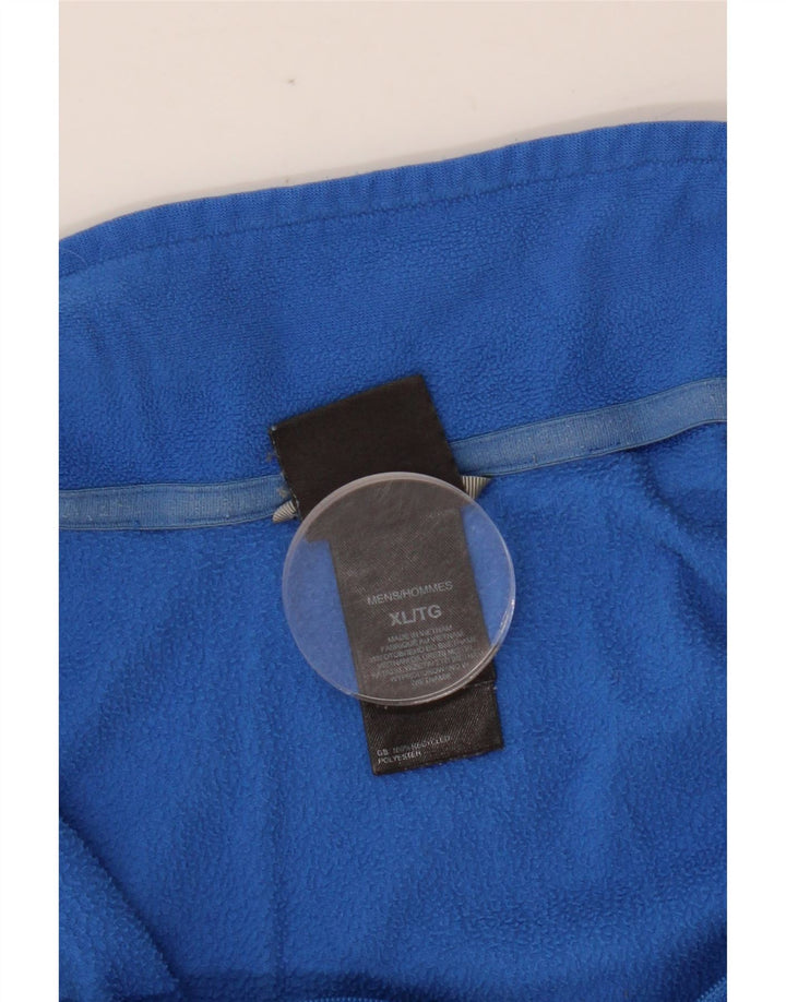 THE NORTH FACE Pull Polaire Col Zippé Homme XL Bleu Polyester