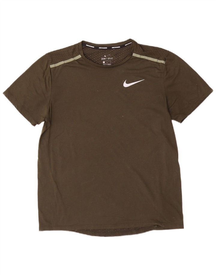 NIKE T-Shirt Dri Fit Homme Kaki Moyen