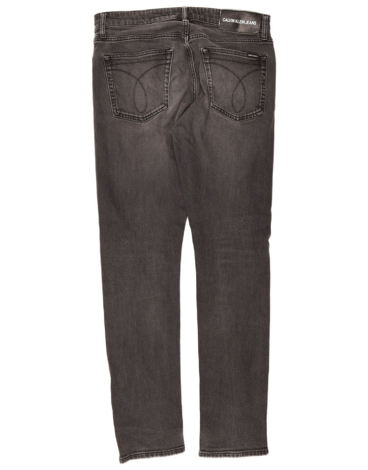 Calvin Klein Jean Slim Homme W32 L32 Gris Coton