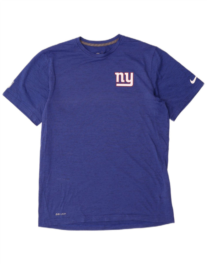 NIKE Homme T-Shirt Graphique Haut Bleu Moyen Polyester