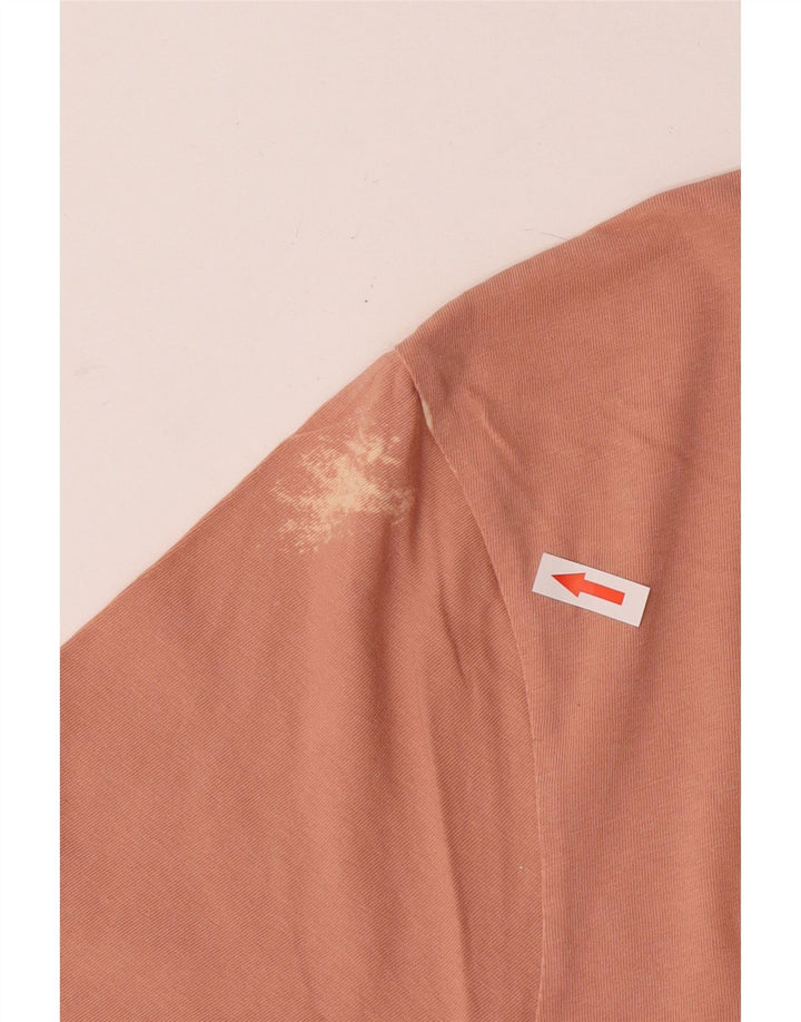 The North Face T-Shirt Graphique Homme Rose Moyen Coton