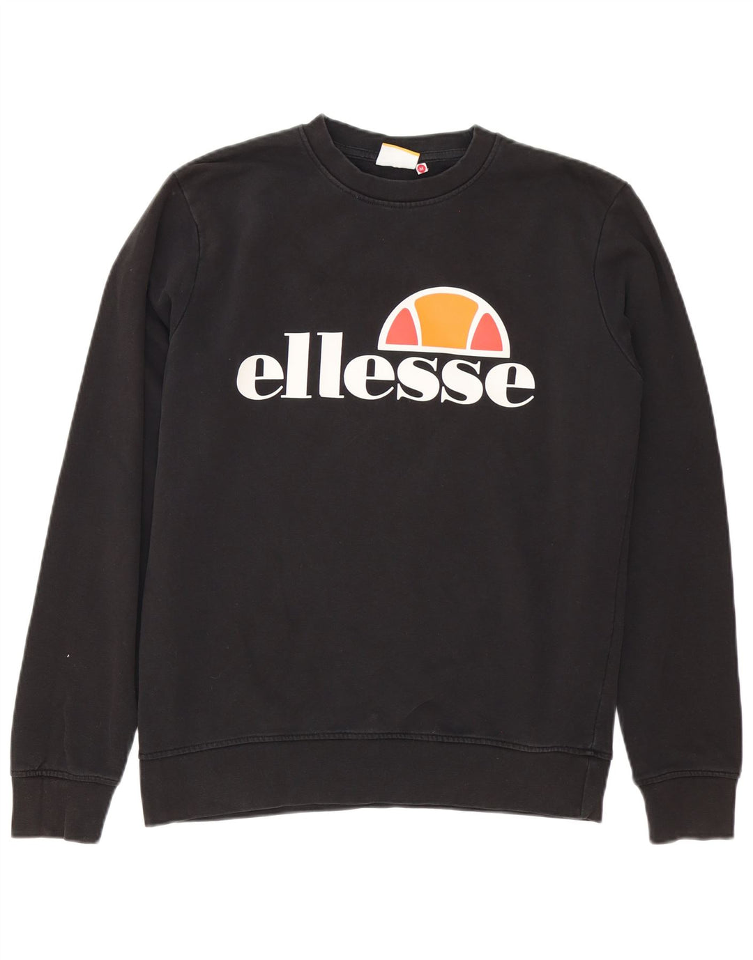 Ellesse Pull Heritage Graphic Sweatshirt Homme Noir Moyen Coton