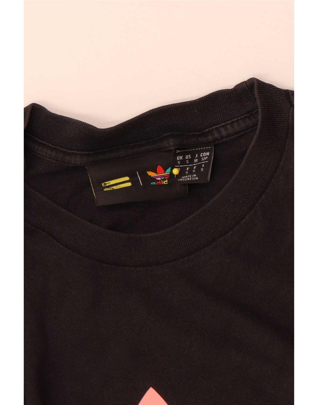 Adidas Femmes Pharrell Williams Graphic T-Shirt Top Petit Noir Coton
