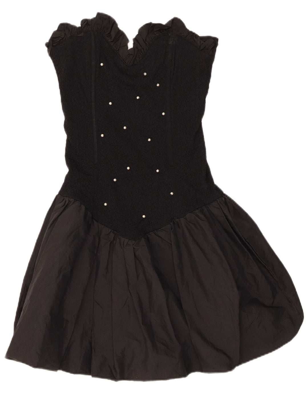 Fusion Robe bustier femme UK 10 Petit Noir Polyester