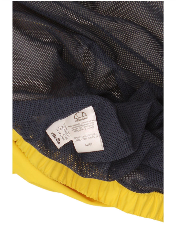 ELLESI Veste Anorak à capuche graphique pour femme UK 14 Jaune moyen Polyester