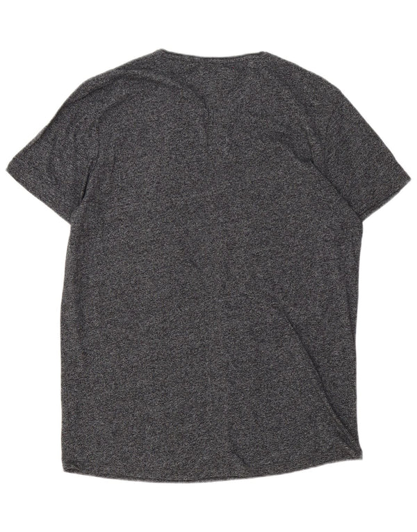 Tommy Hilfiger T-shirt slim fit pour hommes, grand gris moucheté
