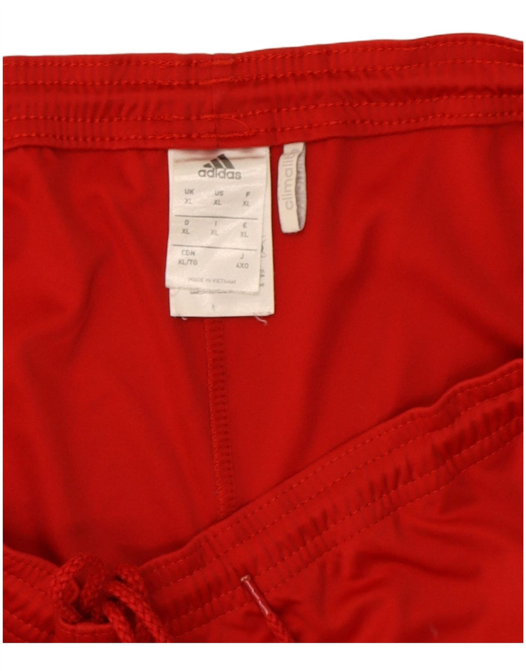 Adidas Short de sport Climalite pour homme XL Rouge Polyester