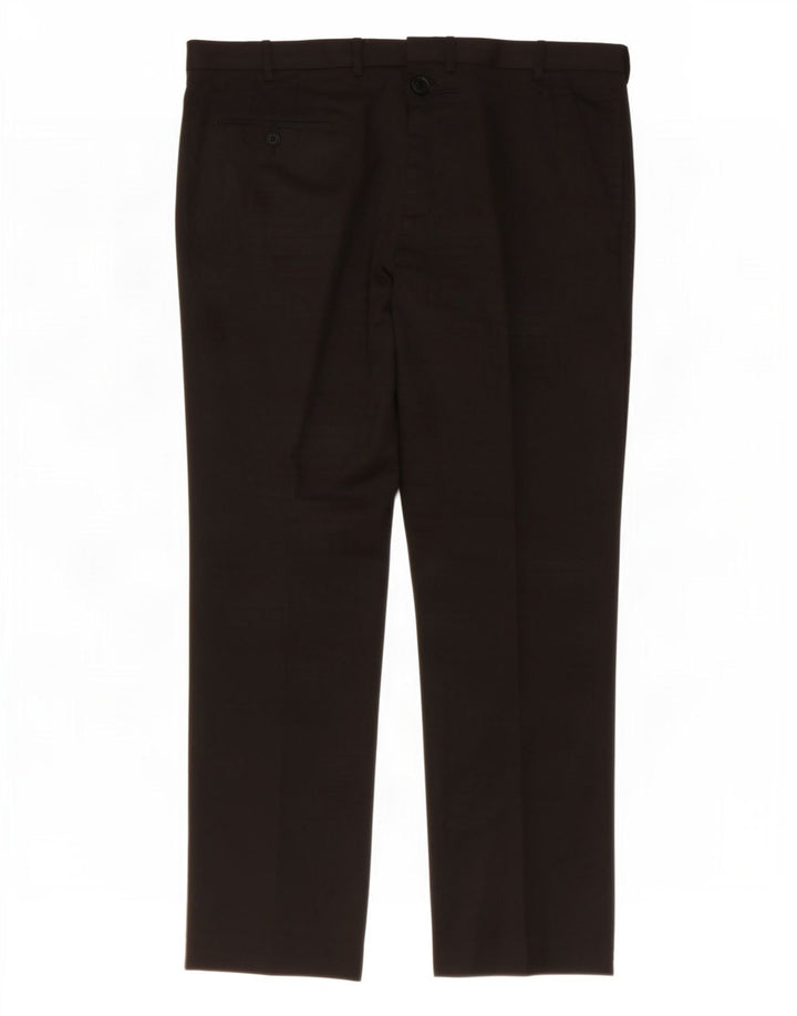 Marks & Spencer Pantalon de costume classique pour homme W40 L31 Noir Polyester