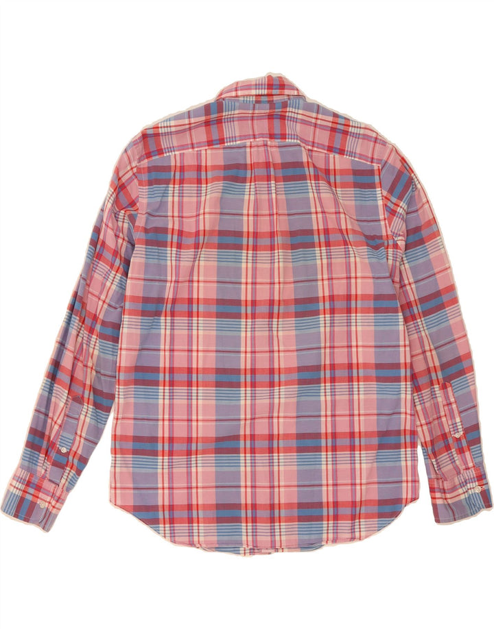J. CREW Mens Shirt Medium Pink Check Cotton Vintage J. Crew and Second-Hand J. Crew from Messina Hembry 