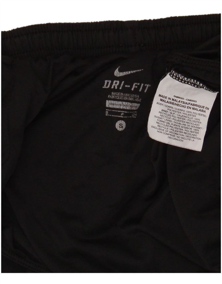 Nike Short de sport Dri Fit pour femme UK 8 Small Noir Polyester