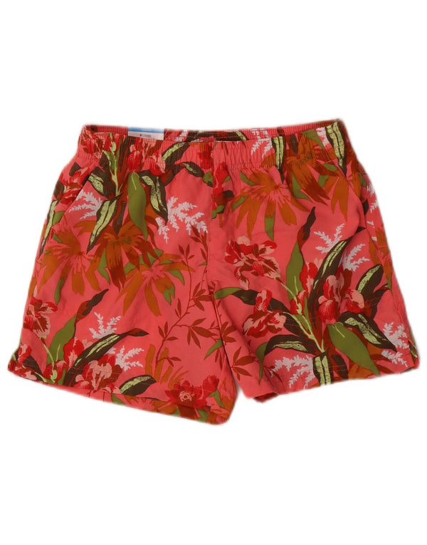 Columbia Short de sport coupe régulière pour femme UK 6 XS en nylon floral rose