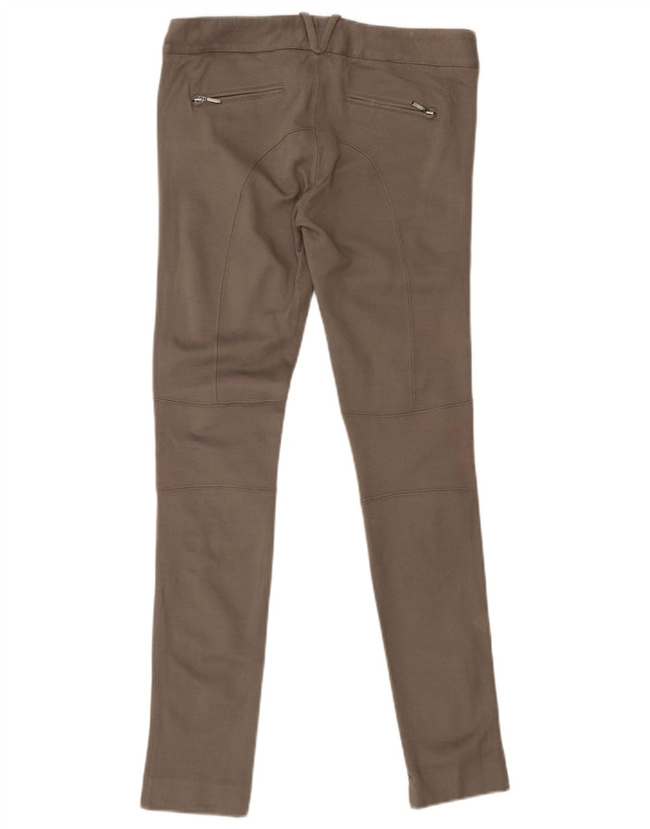 MASSIMO DUTTI Pantalon décontracté skinny pour femme EU 36 XS W26 L29 Kaki Modal