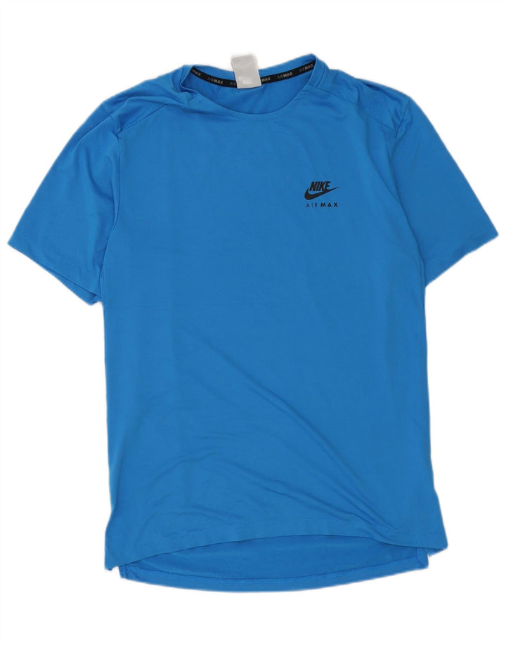 Nike T-shirt graphique pour hommes, petit, bleu, polyester