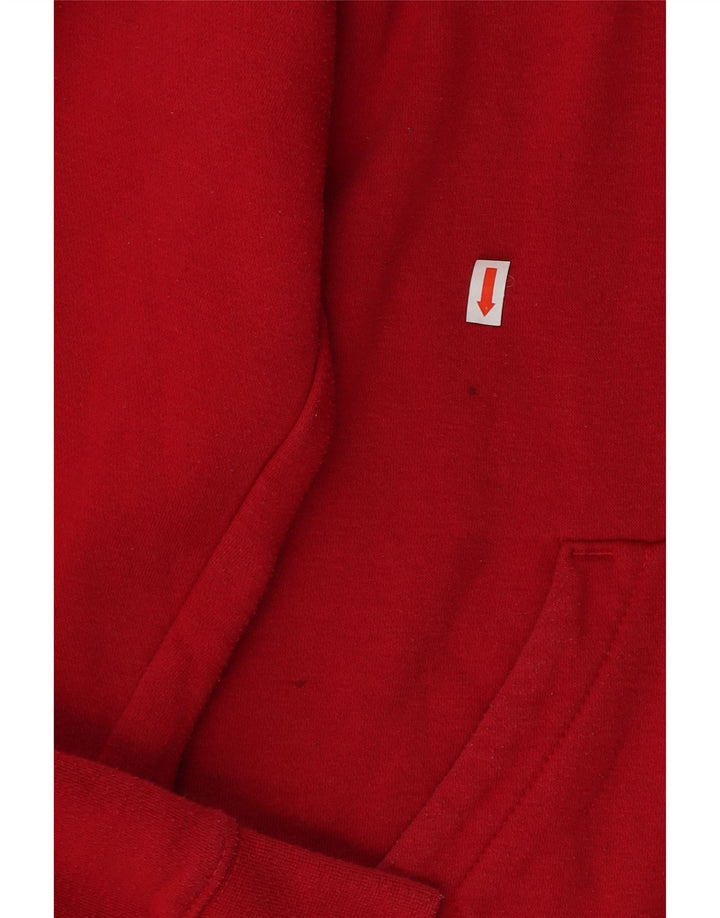 JORDAN Pull à capuche garçon 12-13 ans Grand Rouge Coton