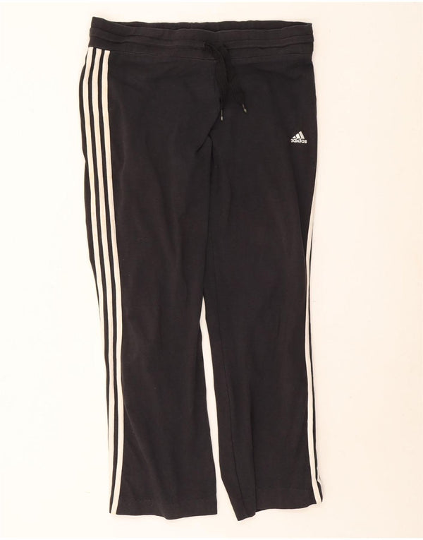 Adidas Pantalon de survêtement pour femme UK 16 Large Noir Coton