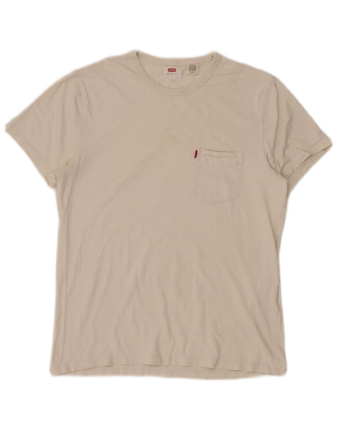 Levi's T-Shirt Top Homme Blanc Petit