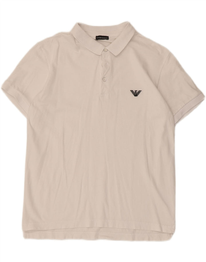 Polo Homme Emporio Armani Blanc Moyen