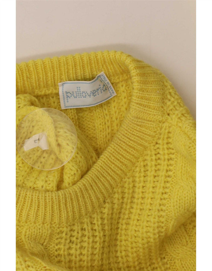 Pullia Pull col bateau pour homme, taille L, jaune