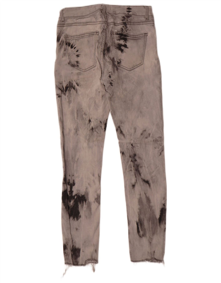 Zara Jean slim pour femme EU 38 Small W28 L27 Gris Tie Dye