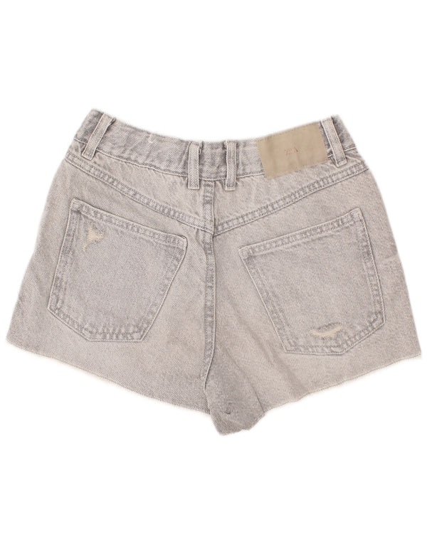 Zara Short en jean vieilli pour fille 11-12 ans W24 Gris