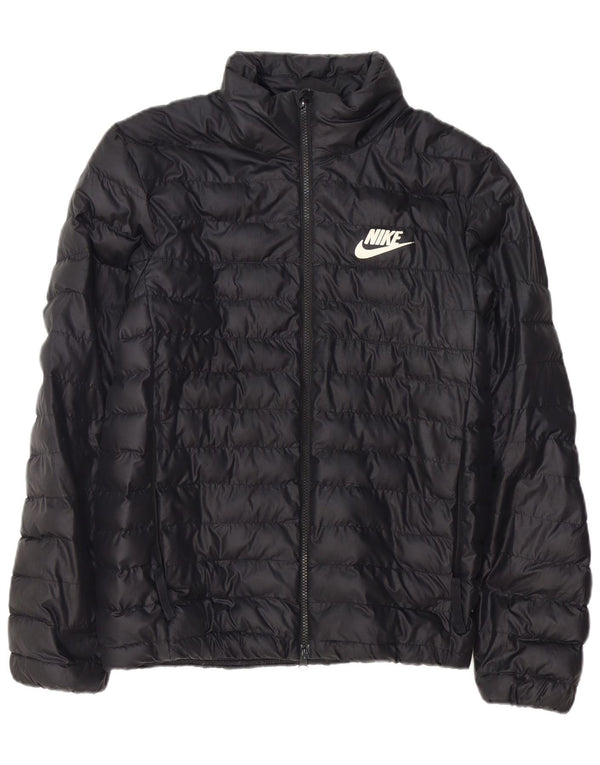 Nike Veste matelassée pour homme UK 36 Petit Noir Polyester