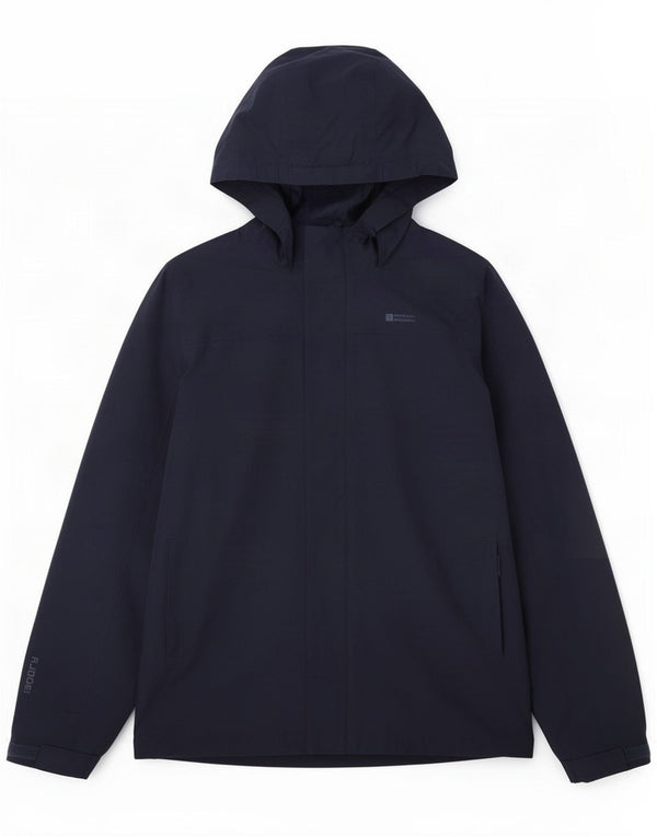 Mountain Warehouse Veste de Pluie à Capuche Garçon 12-13 Ans Bleu Marine Polyester