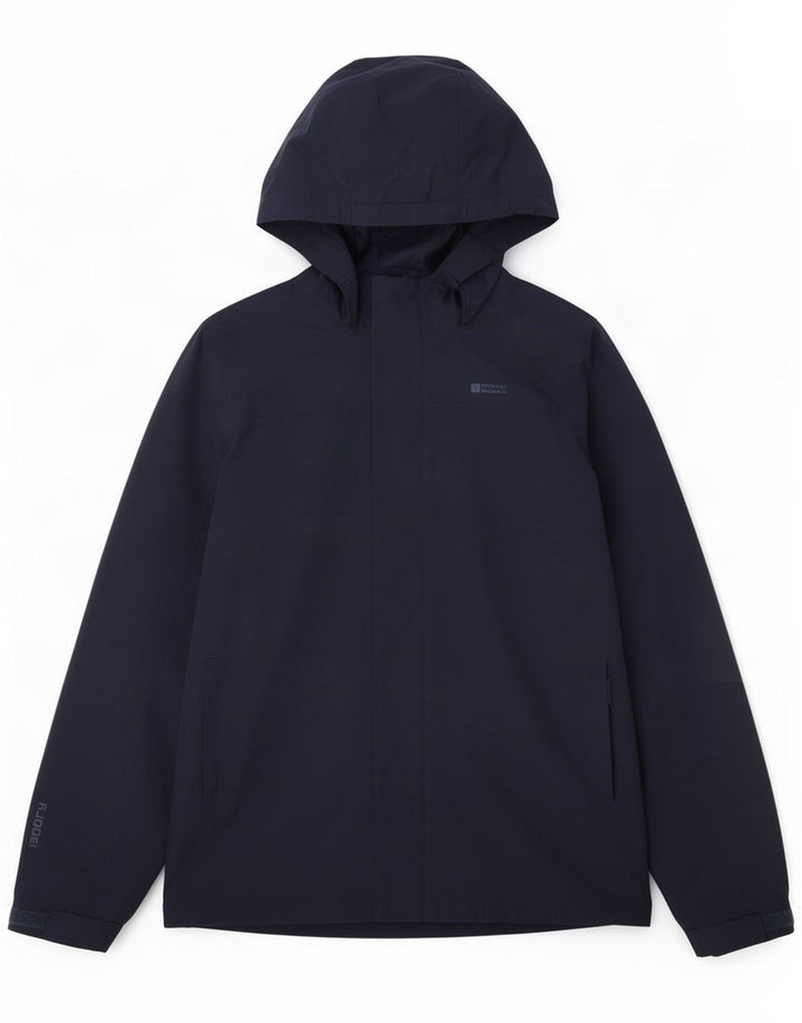 Mountain Warehouse Veste de Pluie à Capuche Garçon 12-13 Ans Bleu Marine Polyester