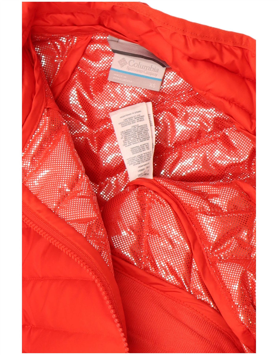 Columbia Veste rembourrée pour femme UK 6 XS Rouge Polyester